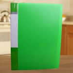 A4 Size 100 Pocket Clear Book / Display Book – Green