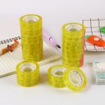 Small Cellophane Tape 12mm x 30mm OPP – Transparent Yellow